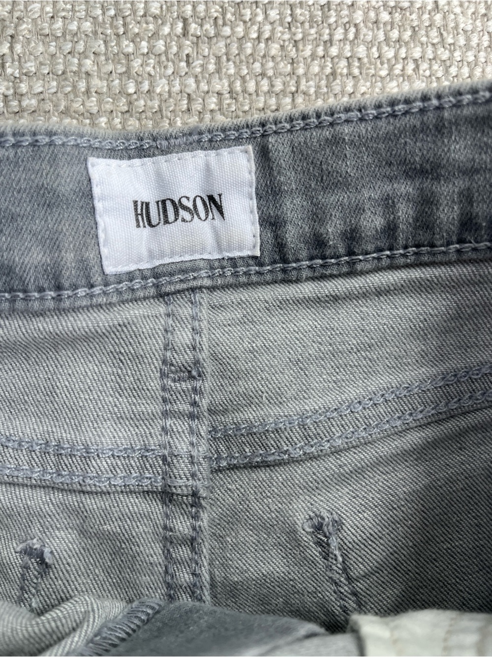 Hudson Amber Jean Shorts Gray Cut Offs 28 - Picture 5 of 8